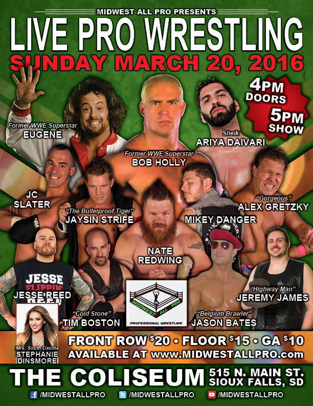 March 20th ~ Sioux Falls,SD